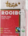 Tega Organic Rooibos Red Tea, 40-Count Tea Bags (Pack of 4)