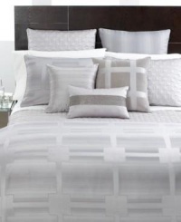 Hotel Collection MERIDIAN Coverlet Quartz Silver California King Hotel Collection MERIDIAN Coverlet Quartz Silver California King