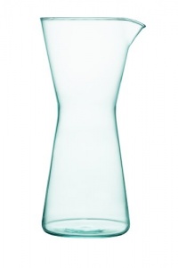 iittala Kartio Glass Pitcher, Water Green, 1-Quart Capacity