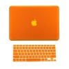 TopCase 2 in 1 Rubberized ORANGE Hard Case Cover and Keyboard Cover for Macbook Pro 13-inch 13 (A1278/with or without Thunderbolt) with TopCase Mouse Pad