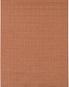 Couristan Recife Summer Chimes Cocoa/Black Area Rug 7'6 round