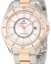 Bulova Women's 98M113 WINTER PARK Two tone bracelet Watch