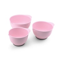 Kitchenaid Classic Mixing Bowls, Pink, Set of 3 Kitchenaid Classic Mixing Bowls, Pink, Set of 3