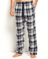 Take your favorite college team to bed with you with these NCAA team logo flannel sleepwear pants from College Concepts. Take your favorite college team to bed with you with these NCAA team logo flannel sleepwear pants from College Concepts.