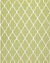 Rizzy Home SG2100 Swing 2-Feet by 3-Feet Area Rug, Light Green