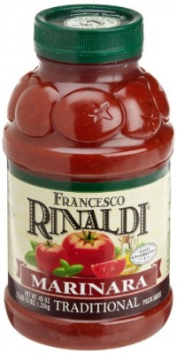 Francesco Rinaldi Traditional Marinara Pasta Sauce Jars, 45-Ounce (Pack of 4) Francesco Rinaldi Traditional Marinara Pasta Sauce Jars, 45-Ounce (Pack of 4)