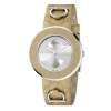 Gucci Women's YA129408 U-Play Medium Gold Leather Watch
