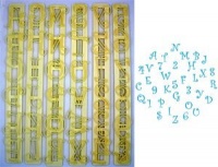 FMM Upper Case Funky Alphabet & Number Tappit Cutters Set FMM Upper Case Funky Alphabet & Number Tappit Cutters Set