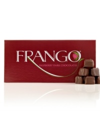 A classic combination, Frango blends their smooth dark chocolate with sweet raspberries to create a tantalizing taste sensation. A perfect prelude to romance, this one-pound, 45-piece box of chocolate guarantees a sweet night. A classic combination, Frango blends their smooth dark chocolate with sweet raspberries to create a tantalizing taste sensation. A perfect prelude to romance, this one-pound, 45-piece box of chocolate guarantees a sweet night.