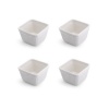 Mikasa Italian Countryside 5-Inch Square Bowl, Set of 4