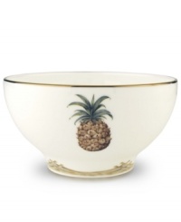 Combining the exotic lushness of the tropics with classic British style, this china collection stirs romantic thoughts of overseas adventures. Serve warm, filling rice in this bowl. Choose from three richly detailed designs – shutter, bamboo or trade winds. A thin rim of gold lends a brilliantly elegant touch. Combining the exotic lushness of the tropics with classic British style, this china collection stirs romantic thoughts of overseas adventures. Serve warm, filling rice in this bowl. Choose from three richly detailed designs – shutter, bamboo or trade winds. A thin rim of gold lends a brilliantly elegant touch.