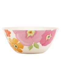 In an inspiring display of alluring watercolors, this serving bowl offers a bright, contemporary addition to your table. Mix and match across the Lenox Floral Fusion dinnerware collection for a stunning presentation. In an inspiring display of alluring watercolors, this serving bowl offers a bright, contemporary addition to your table. Mix and match across the Lenox Floral Fusion dinnerware collection for a stunning presentation.