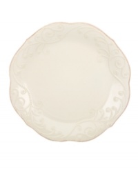 With fanciful beading and a feminine edge, the Lenox French Perle white dinnerware collection offers dinner plates that have an irresistibly old-fashioned sensibility. Hard-wearing stoneware is dishwasher safe and, in a soft white hue with antiqued trim, a graceful addition to every meal. With fanciful beading and a feminine edge, the Lenox French Perle white dinnerware collection offers dinner plates that have an irresistibly old-fashioned sensibility. Hard-wearing stoneware is dishwasher safe and, in a soft white hue with antiqued trim, a graceful addition to every meal.