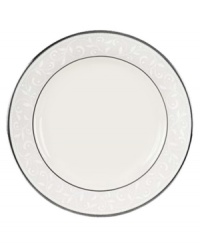Welcome your guests to the table with the formal elegance of Lenox's Pearl Innocence dinnerware and dishes collection. This fine bone china brings together a graceful tone-on-tone design with hand enameled pearl-like accents and rich bands of polished platinum. Welcome your guests to the table with the formal elegance of Lenox's Pearl Innocence dinnerware and dishes collection. This fine bone china brings together a graceful tone-on-tone design with hand enameled pearl-like accents and rich bands of polished platinum.