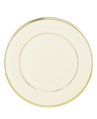 Forever elegant, the Eternal dinner plate from Lenox accents the table in timeless ivory china with sumptuous gold banding. Coordinates with Eternal Gold stemware. Forever elegant, the Eternal dinner plate from Lenox accents the table in timeless ivory china with sumptuous gold banding. Coordinates with Eternal Gold stemware.