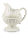 The oversized Butler's Pantry Collection dinnerware and dishes collection from Lenox adds a vintage touch to your formal gatherings, in durable embossed white china with a dressy high sheen.