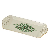 Lenox Holiday Pierced Tidbit Tray Lenox Holiday Pierced Tidbit Tray