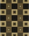 Couristan Everest Cubics New Khaki Area Rug 2'7x7'10