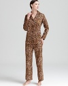 Dream of exotic places in an exotic print with this Lauren Ralph Lauren pajama set.