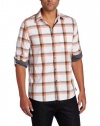 Kenneth Cole Men's Exploaded Plaid Shirt