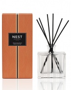 Orange blossom, orchid, tiare flower and freesia are combined with tangerine, lemon and musk. NEST Fragrances Reed Diffusers are carefully crafted with the highest quality fragrance oils and are designed to continuously fill your home with a lush, memorable fragrance. The alcohol-free formula releases fragrance slowly and evenly into the air for approximately 90 days. To intensify the fragrance, occasionally flip the reeds over. 5.9 oz. 