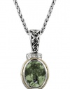 Effy Jewlery Balissima Green Amethyst Diamond Pendant, 5.18 TCW