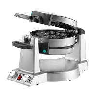 The Waring Pro Waffle/Omelet Maker cooks one Belgian waffle and an omelet simultaneously. The extra deep 1 pocket is great for pancakes, frittatas, fried eggs, English muffins and more. The Waring Pro Waffle/Omelet Maker cooks one Belgian waffle and an omelet simultaneously. The extra deep 1 pocket is great for pancakes, frittatas, fried eggs, English muffins and more.