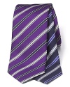 Canali Textured Rope Stripe Tie