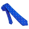 Royal Blue Silk Skinny Tie | Seagull Club Narrow Tie