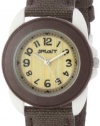 Sprout Women's ST1018BNIVBN Eco-Friendly Corn Resin and Brown Organic Cotton Strap Watch