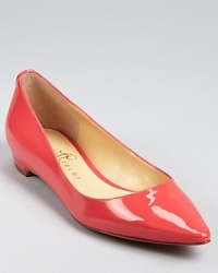 A sleek and simple flat from IVANKA TRUMP, in the glossiest patent leather. A sleek and simple flat from IVANKA TRUMP, in the glossiest patent leather.