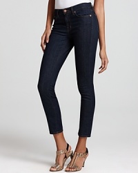 Keep casual looks clean and basic with these timeless J Brand jeans. A slim fitting silhouette suits day or night. Keep casual looks clean and basic with these timeless J Brand jeans. A slim fitting silhouette suits day or night.