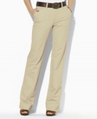 The epitome of contemporary style and comfort, the chic Biltmore chino is rendered in soft, lightweight cotton twill and designed for a loose, relaxed fit with optional rolled cuffs inspired by the classic Boyfriend jean.