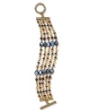 In rich, royal hues, this beaded bracelet from Lauren Ralph Lauren makes an elegant addition to your look.