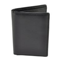 Jack Spade Men's Grain Leather Vertical Flap Wallet, Black Jack Spade Men's Grain Leather Vertical Flap Wallet, Black