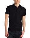 Diesel Men's Tev Short Sleeve V-Neck Tee, Black, Large