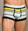 C-in2 Men's Pop Stripes 2 Lo No Show Army Trunk