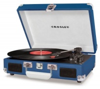 Crosley CR8005A-BL Cruiser Portable Turntable (Blue) Crosley CR8005A-BL Cruiser Portable Turntable (Blue)