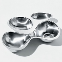 Sectioned Babyboop set is a chic and stylish way to display hors-d'oeuvres at your next dinner party. Sectioned Babyboop set is a chic and stylish way to display hors-d'oeuvres at your next dinner party.