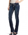 True Religion Women's Billy Super T-Stitch Low Rise Jean