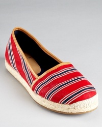 Delightfully nautical, these Aqua espadrilles create the perfect setting for lobster lunches and oceanside outings. Delightfully nautical, these Aqua espadrilles create the perfect setting for lobster lunches and oceanside outings.