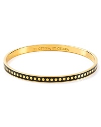 Why ramble? kate spade new york makes a chic statement with this engraved bangle.