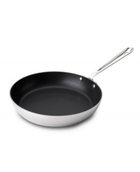 A spacious nonstick interior with rounded side traps in heat, releases food with incredible ease and slips right in the dishwasher for quick and easy cleanup. Ideal for browning, searing and frying, the triple-bonded construction, induction-ready exterior and aluminum core distribute heat evenly for perfect results. Lifetime warranty. A spacious nonstick interior with rounded side traps in heat, releases food with incredible ease and slips right in the dishwasher for quick and easy cleanup. Ideal for browning, searing and frying, the triple-bonded construction, induction-ready exterior and aluminum core distribute heat evenly for perfect results. Lifetime warranty.