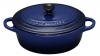 Le Creuset Stoneware 12-Ounce Mini Oval Cocotte, Cobalt