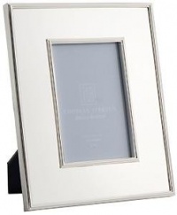 Thomas O'Brien Silver Picture Frame, 5x7 opening Thomas O'Brien Silver Picture Frame, 5x7 opening