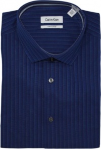 Calvin Klein Slim-Fit BODY Tonal Stripe Dress Shirt Calvin Klein Slim-Fit BODY Tonal Stripe Dress Shirt
