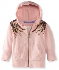 Diesel Baby-Girls Infant Samileb Zip Hoodie, Light Pink, 3 Months Diesel Baby-Girls Infant Samileb Zip Hoodie, Light Pink, 3 Months