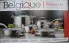 Belgique Stainless Steel Cookware, 11 Piece Set