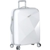 Delsey Luggage Karat Four Wheel 25 Inch Spinner Trolley, White, One Size