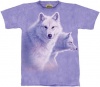 The Mountain Graceful White Wolves Tee T-shirt